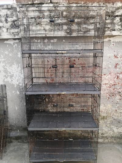 8 portions folding cage for sale size 3*1.5*1.5