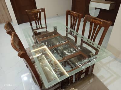 Pure Sheesham wood dining table