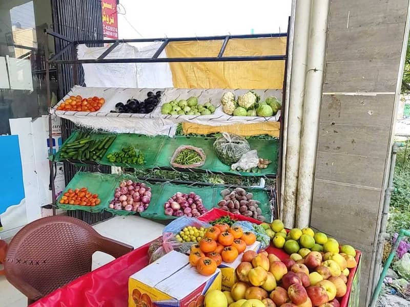vegetable and fruit stall 1