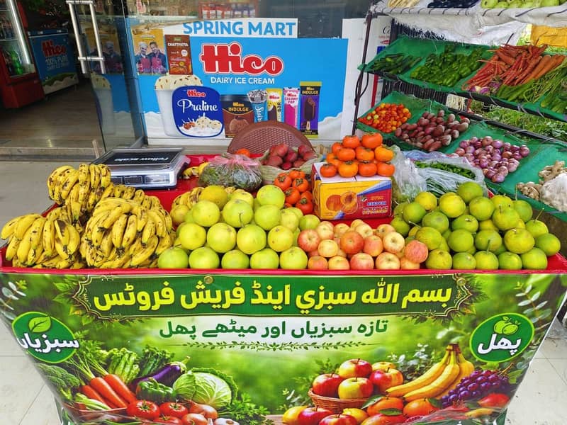 vegetable and fruit stall 8
