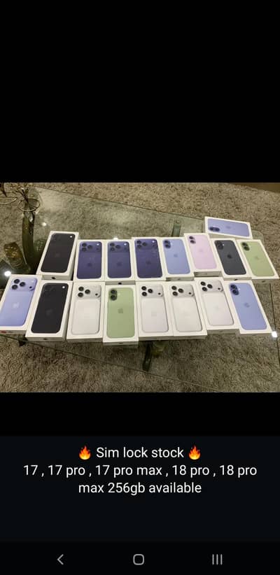 Apple iPhone 17 Pro jv 256gb non active box pack available