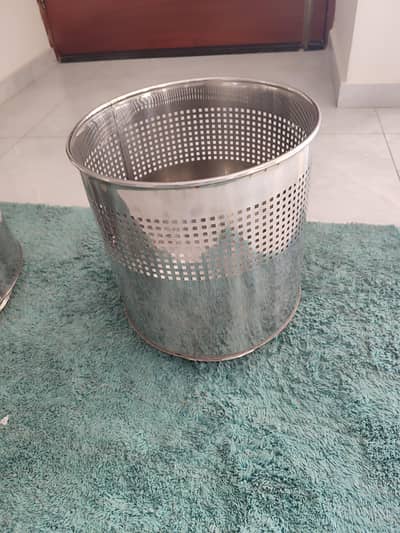 12" wide 14" high stainless steel planters