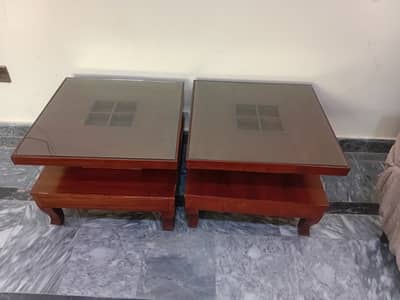 3 table brand  new with glass