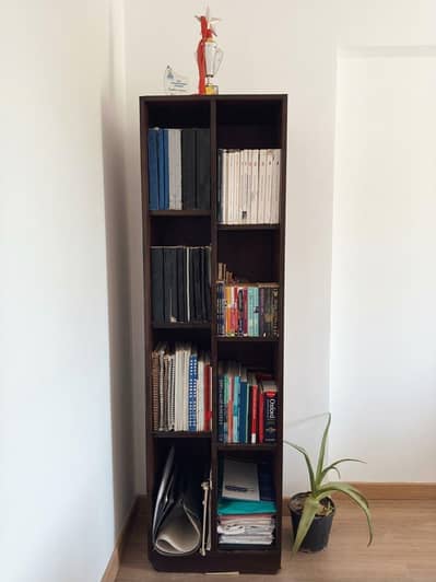 books & decor shelf