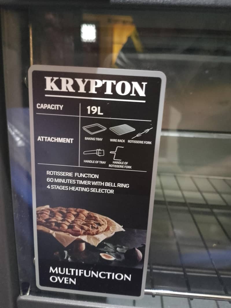 Krypton Multifunction Electric Oven 3