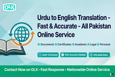 Urdu to English translation Services-Fast & Accurate