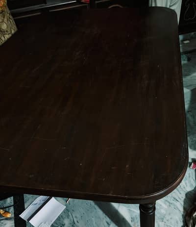 Dinning Table wooden (working condition) without chairs