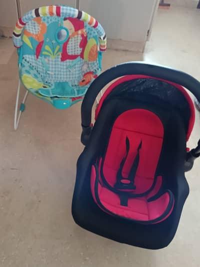 Carry Cot with Rocking chair
