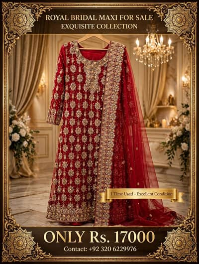 baridel barat maxi dress once Rs 17000