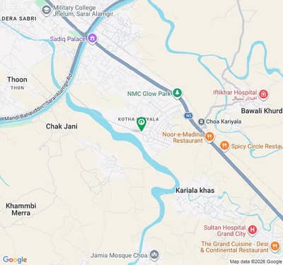 10 Marla Corner Plot For Sale In New Metro City Sarai Alamgir Facing Eiffel Tower