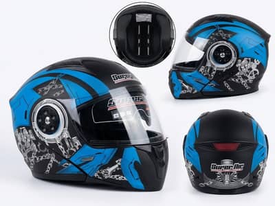 ​Super Air Blue Flip Helmet
