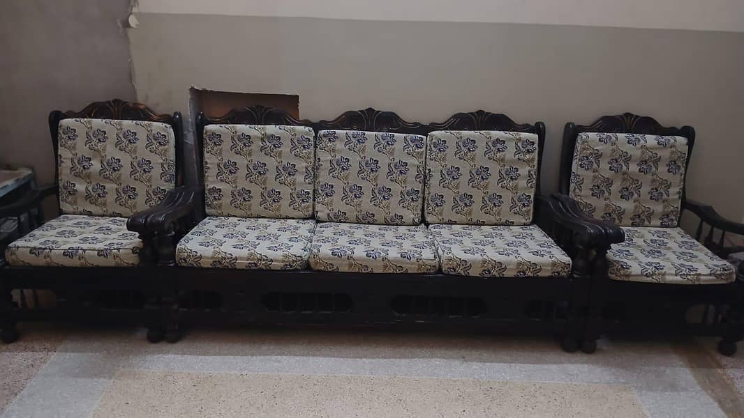 solid wood sofa set 2