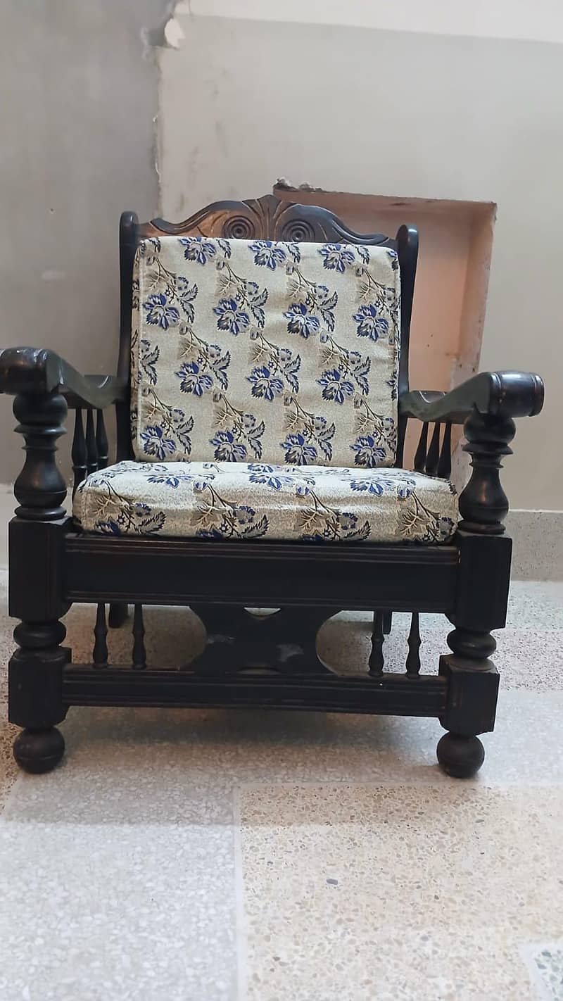 solid wood sofa set 3