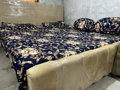 Wooden bed