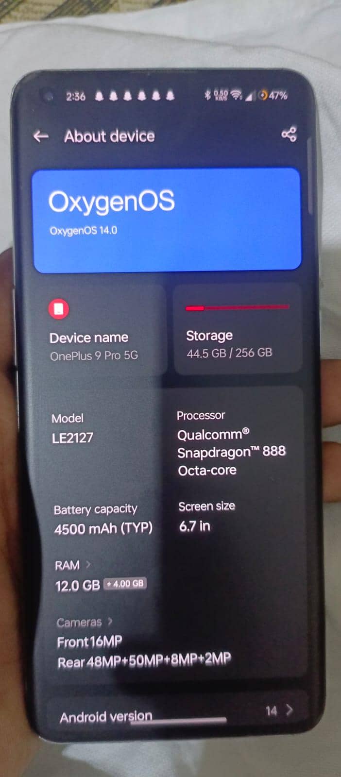 One Plus 9 Pro 5g 3