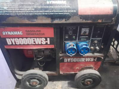 DYNAMAC DY9000EWS-I Petrol Generator – Working Condition