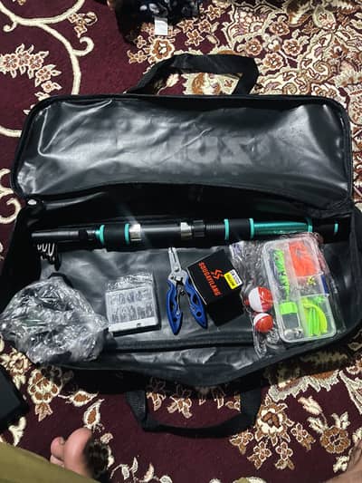 Fishing rod and whole set available for sell