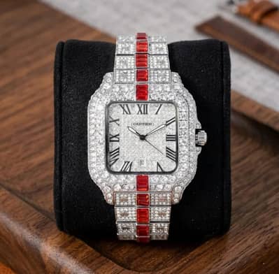 Premium Fully Iced-Out Cartier