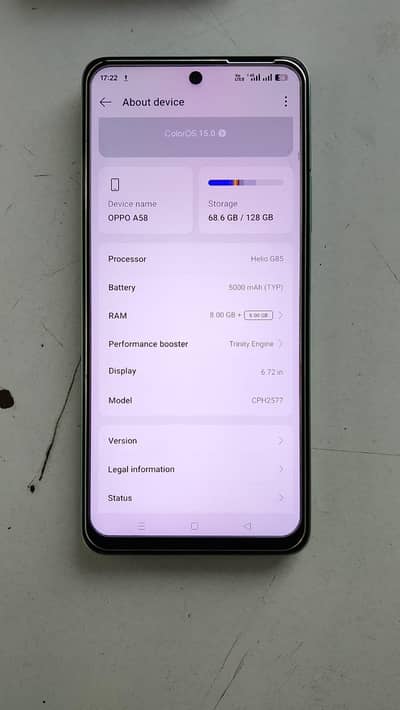 OPPO A58 8/128gbl