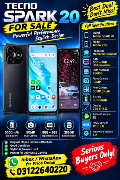 Tecno Spark 20