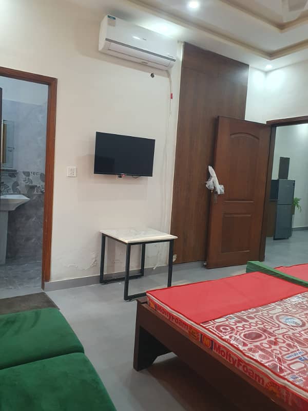 Furnished Flate For Rent at New Super Town Lhr Cantt - Portions ...