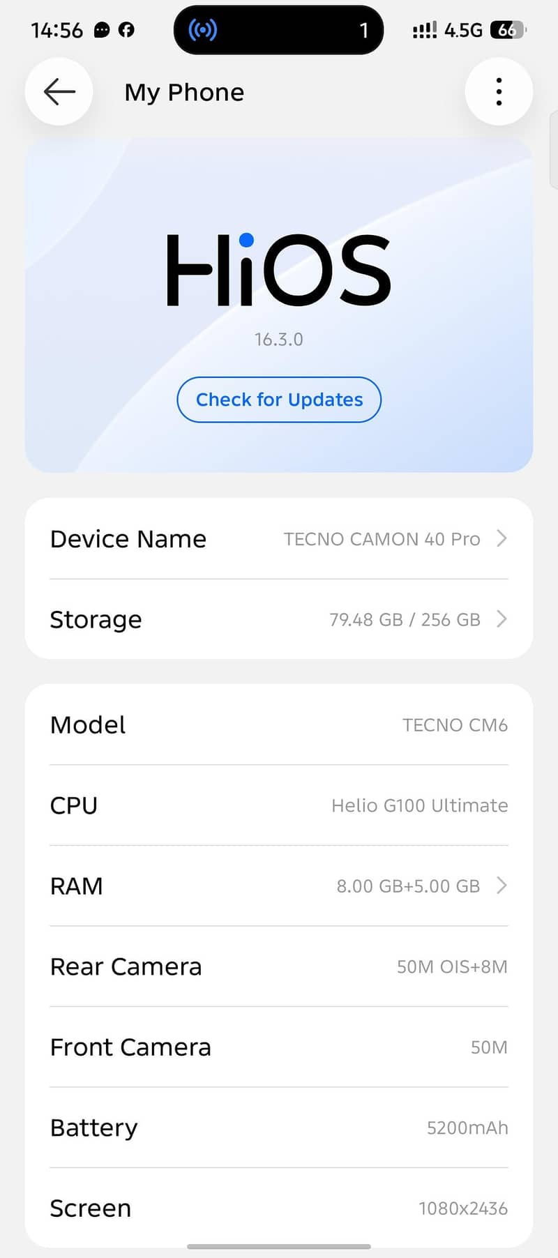 Tecno CAMON 40 Pro 8+5/256 1