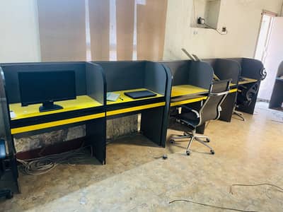 Office Workstations Tables Clusters