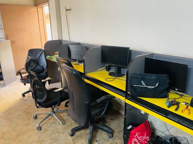 Office Workstations Tables Clusters 1