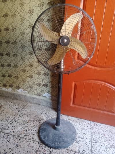 Used Nadeem electric Company Stand Fan  24V DC Battery Operated