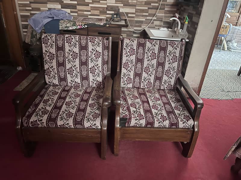 Sofa set pure shesham 1