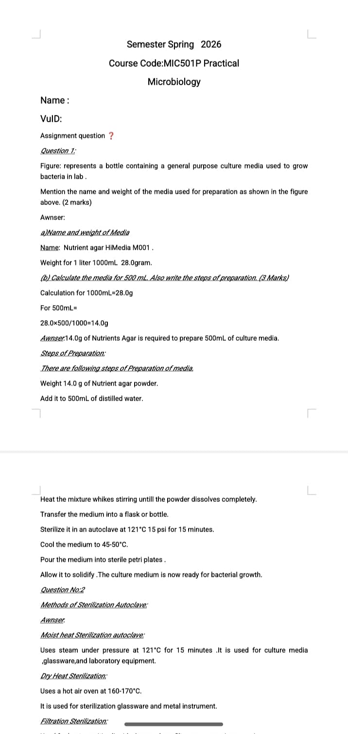Handwritten Assignment & MS Word Typing Services 0