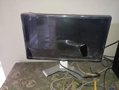 24 Inch Dell Led Monitor Tv Screen With Hydraulic Stand