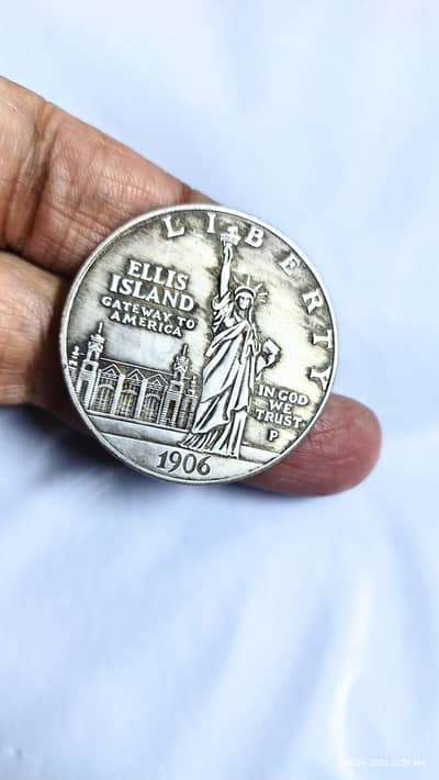 USA 1906 ONE DOLLAR ANTIQUE COIN, USA OLD & RARE COIN, USA COLLECTABLE