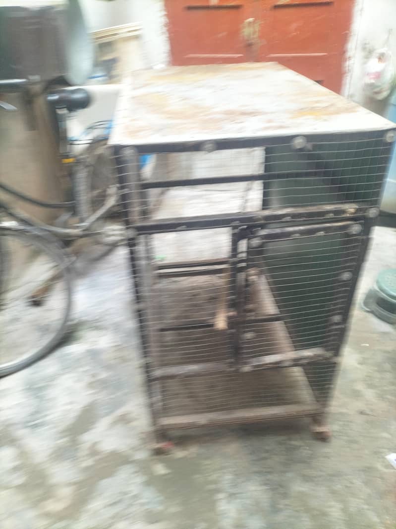 بڑی لوہے کی طوطوں والی جالی برائے فروخت 3