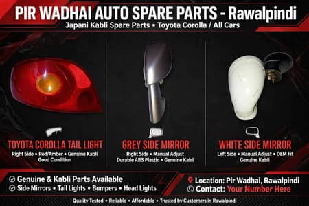 all type of parts