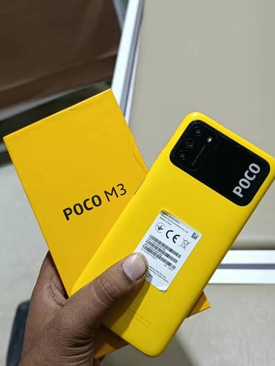 Poco M3 4+2 6 128 with box official PTA approved turbo Charge supporte