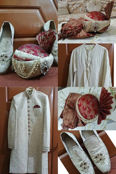 Trending branded sherwani with All accessories