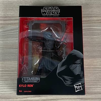 KYLO REN STAR WARS TITANIUM SERIES ACTION FIGURE NEW SEALED HASBRO