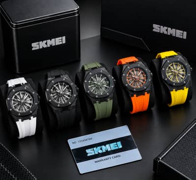 SKMEI 2359 spining dial watch