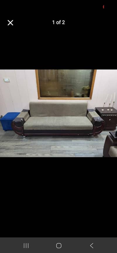 leather sofa cum bed