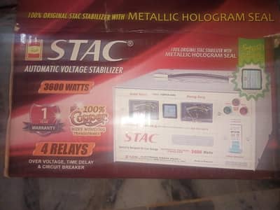 stabilizer 3600watt ( no warranty available)