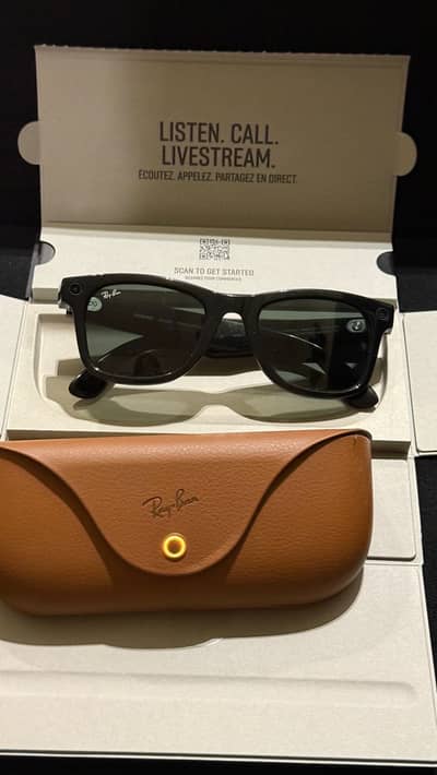 Ray-Ban Meta Wayfarer Smart Glasses – Series 1, Large Frame