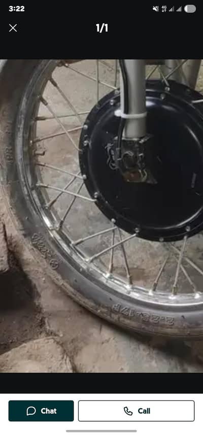 Hub motor with rim trye fulty