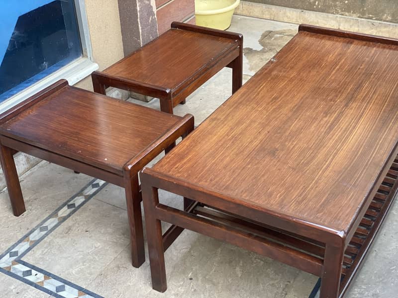 wooden table set 1
