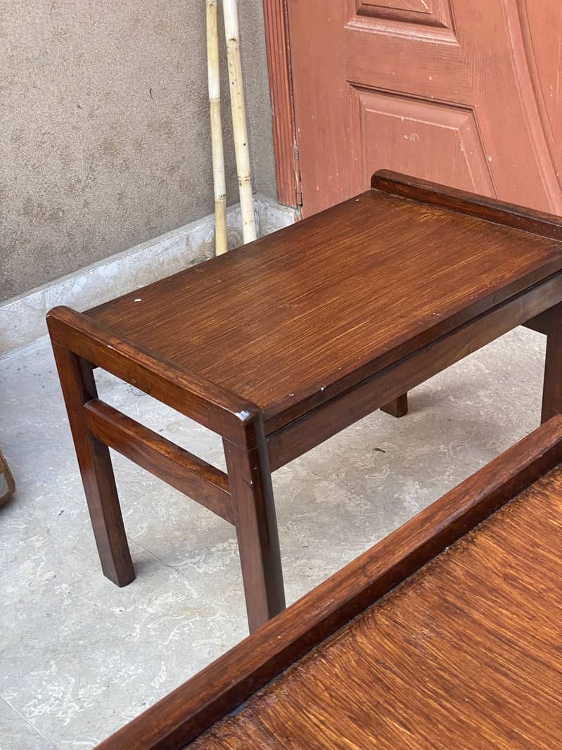 wooden table set 3