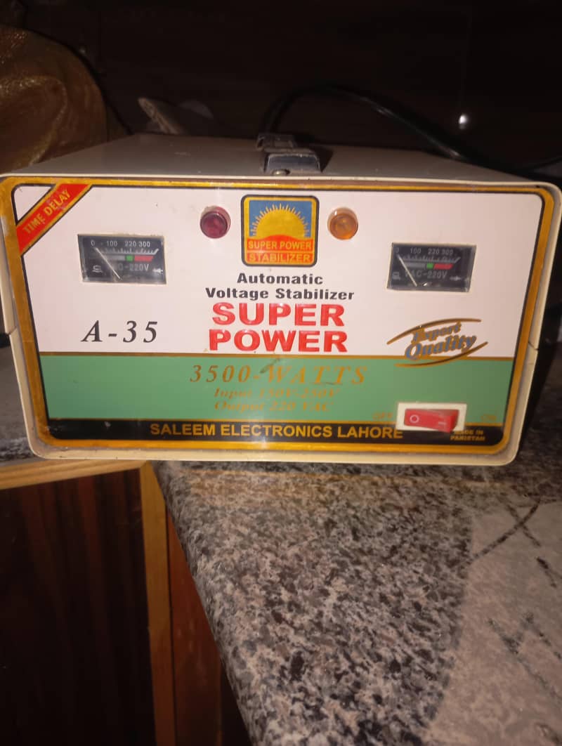 (Compressor) Super power Automatic voltage stabilizer 3500 walts 0