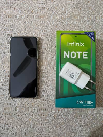 Infinix Note 10 - 6 GB 128 GB - Condition 9.5/10 with Original Box