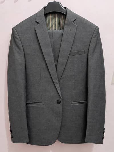Grey pant coat 10/10 condition