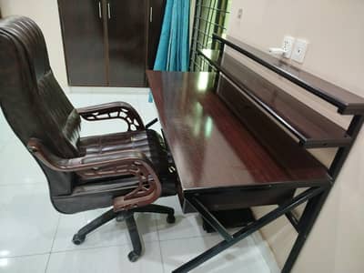 office table and chair