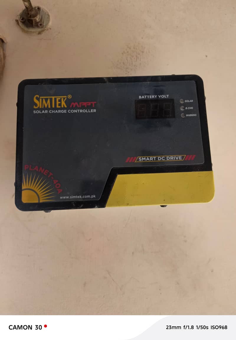 solar panel 335 watt +simtek mop controller 20A 0